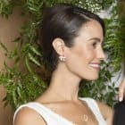 Rose Gold Diamond and Ruby Wing Earrings