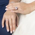 Ceylon Sapphire Engagement Ring