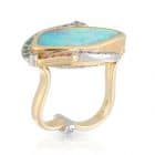 Boulder Opal Ring
