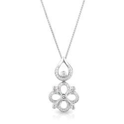 Diamond Clover Necklace