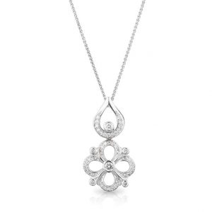 Diamond Clover Necklace