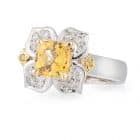 Yellow Ceylon Sapphire Ring