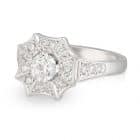 Spider Web Diamond Ring