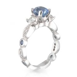 Sapphire Art Deco Ring
