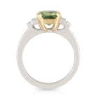 Parti Sapphire Asscher Ring