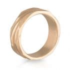 Gents Wedder Yellow Gold Cut Out Ring
