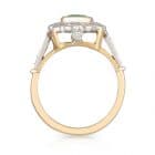 Emerald Cushion Ring