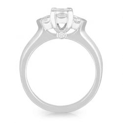 Emerald Cadi Cut Ring