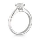 6 Claw Round Brilliant Solitaire Ring