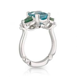 Blue Green Deco Ring