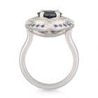 Australian Sapphire Gatsby Ring