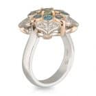 Alexandrite Clover Ring