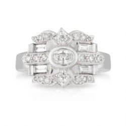 Diamond Sunrise Ring