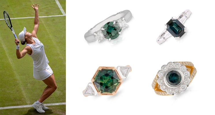 Ash Barty Parti Sapphires