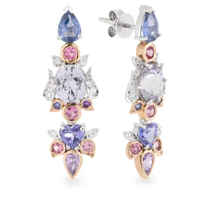 TammyTanzaniteEarRing_Front