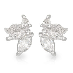 Angelique Alexis Earrings - 18ct White Gold and Diamonds