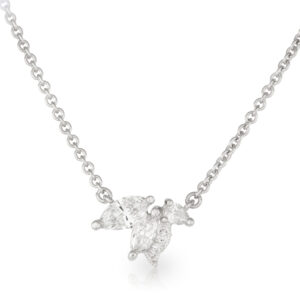 Angelique Alexis Pendant - 18ct White Gold and Diamond